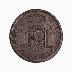 Coin - Emergency Half-Dollar, George III (oval stamp), Great Britain, 1797-1804 (Reverse)