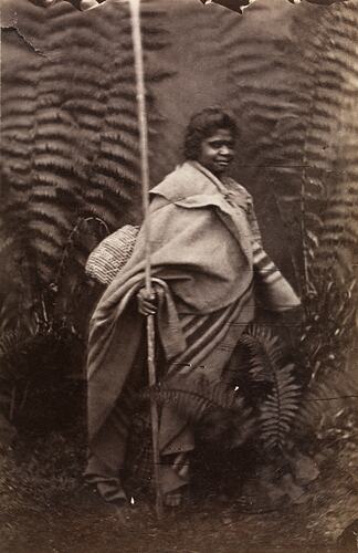 Jemima Lanky at Coranderrk Aboriginal Station, c.1876-77