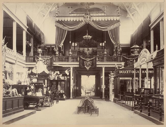 German Imperial Tent, North Transept, Great Hall, Exhibition Building, 1880-1881