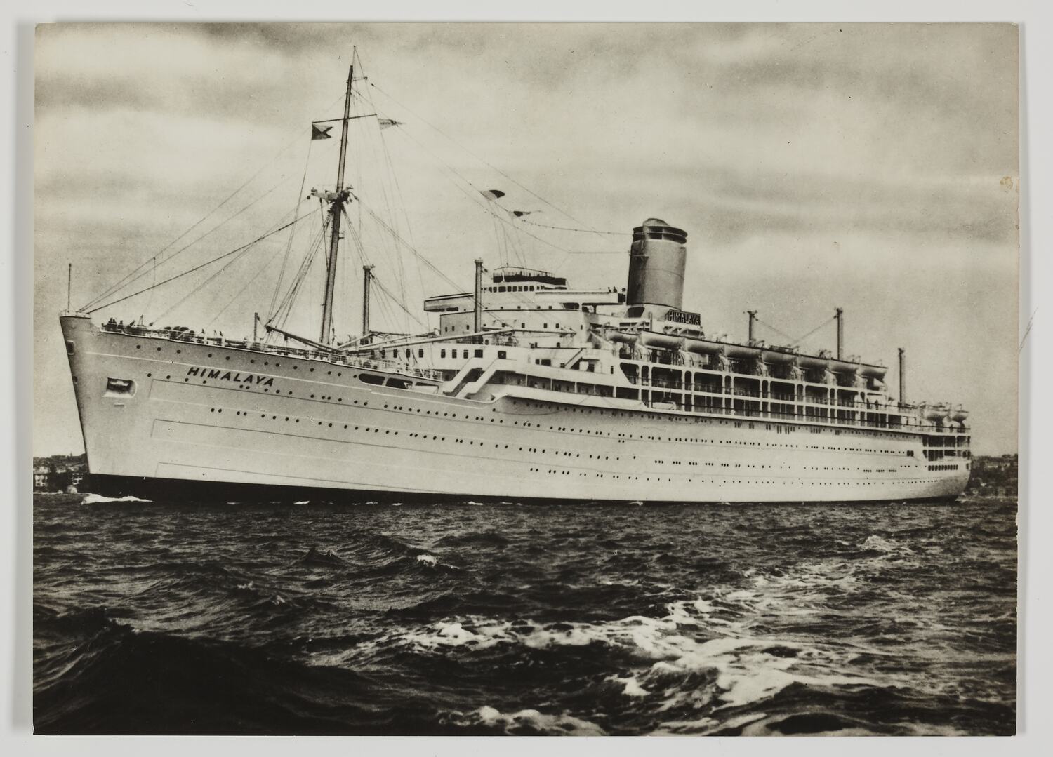 Photograph - RMS Himalaya, P & O Line, circa 1950s