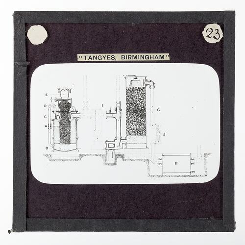 Diagram of industrial machinery
