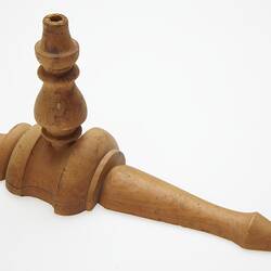 Hanger - Adolph Bruhn & Son, Wooden, Turned, circa 1970-1990