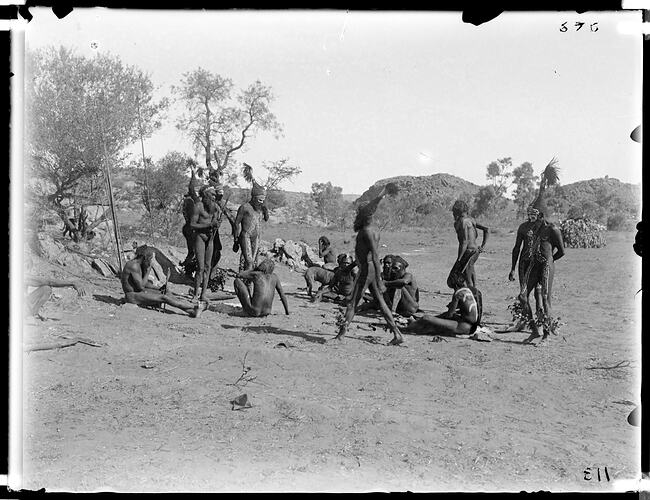 Glass plate. Arrernte. Alice Springs, Central Australia, Northern ...