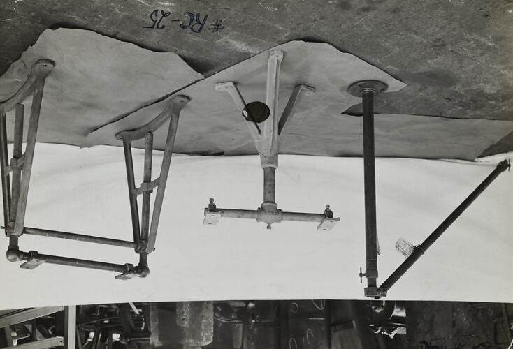 Photograph - Schumacher Mill Furnishing Works, Conveyor Stands, Port Melbourne, Victoria, circa 1930s