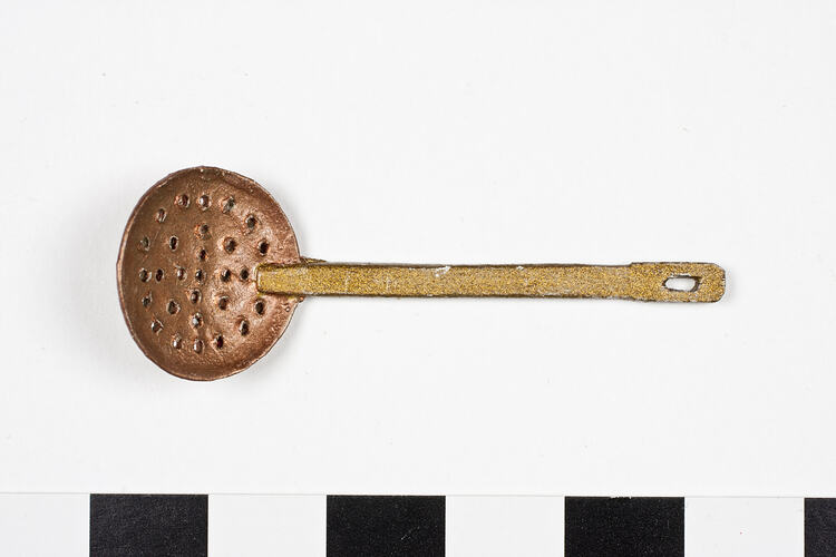 Slotted Spoon - Kitchen, Doll's House, 'Pendle Hall', 1940s
