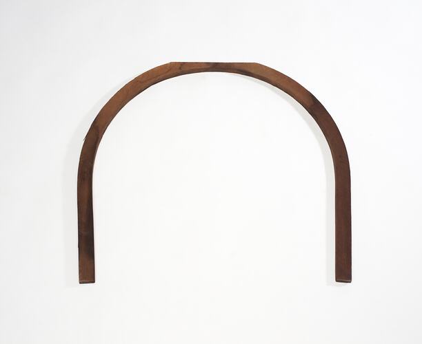 Chair Back - Adolph Bruhn & Son, Wooden, Horseshoe-shaped, circa 1970-1990