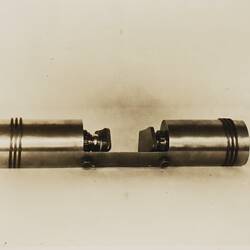 Photograph - Crankless Engines (Australia) Pty Ltd, Pair of Pistons for Air Compressor, Fitzroy, Victoria, 1921