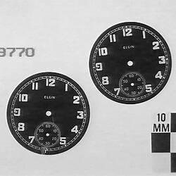 Watch Dials - Radium, Elgin Watch Co