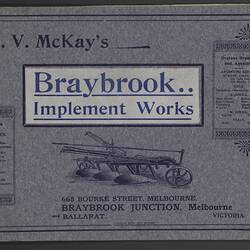 Catalogue - 'H.V. McKay's Braybrook Implement Works', circa 1905