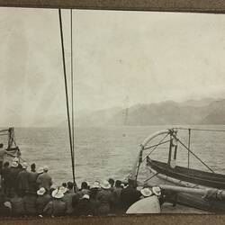 Photograph - Group Of Men On Board A Ship, Driver Cyril Rose, World War I, 1916-1919