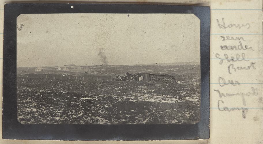 Shell Blast, Somme, France, Sergeant John Lord, World War I, 1916