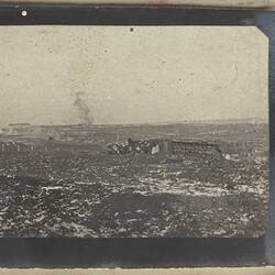 Photograph - Shell Blast, Somme, France, Sergeant John Lord, World War I, 1916