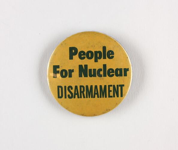 Badge - People For Nuclear Disarmament