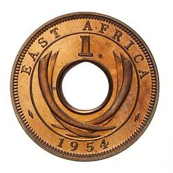 Proof Coin - 1 Cent, British East Africa, 1954
