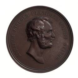 Medal - Louis Agassiz, United States of America, 1873