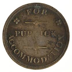 Coin - 1 Penny, John Caine, Castletown, Isle of Man, 1830