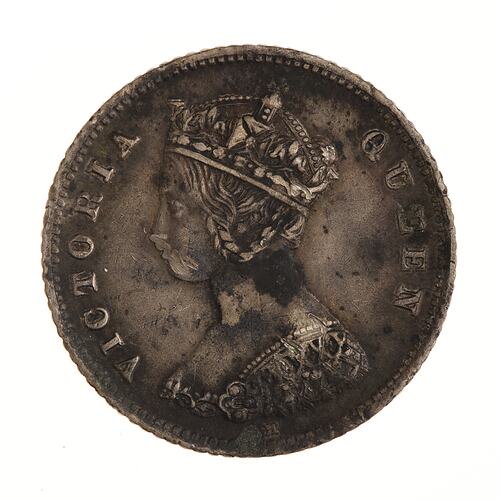 Coin - 10 Cents, Hong Kong, 1876