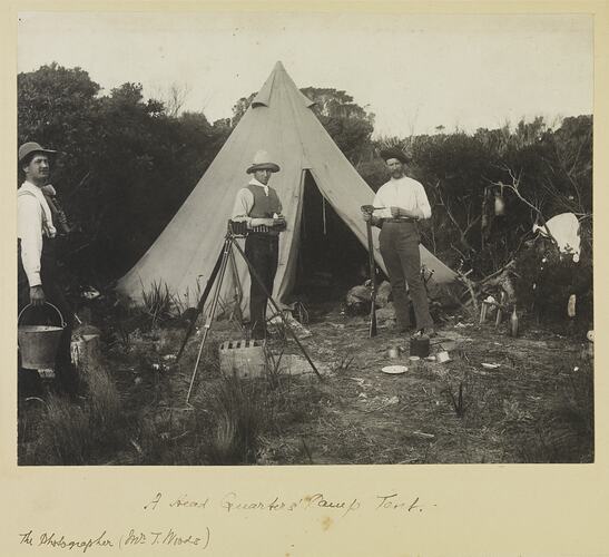 Camp View, Field Naturalists' Club of Victoria Expedition to King Island, Archibald James Campbell, 188