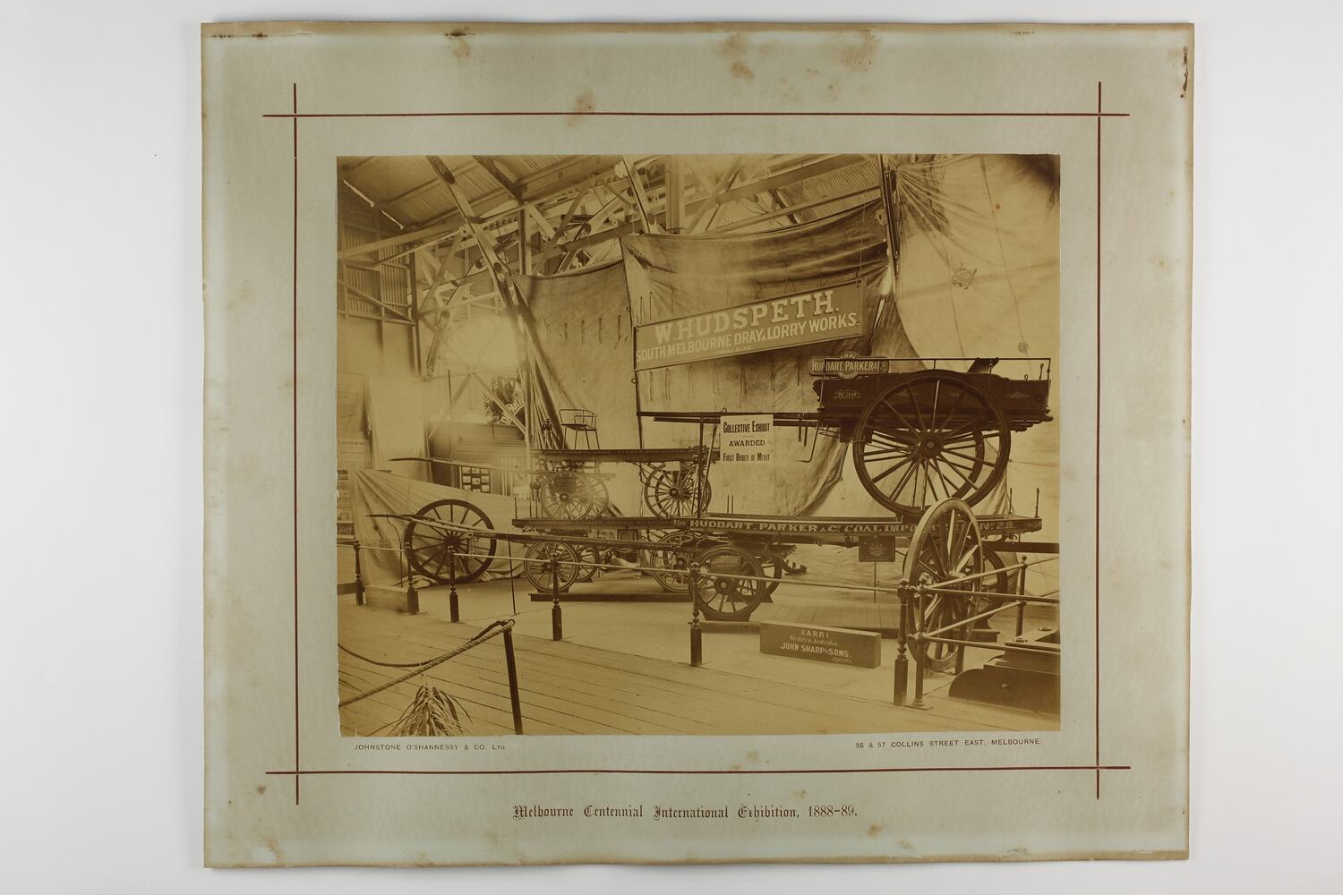 Photograph Melbourne Dray & Lorry Works, Johnstone O'Shannessy & Co
