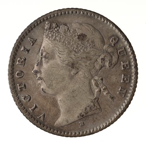 Coin - 20 Cents, Mauritius, 1877