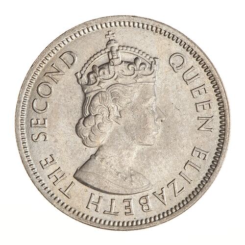 Coin - 20 Cents, Malaya & British Borneo, 1961