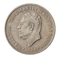 Coin - 10 Sene, Samoa, 1974