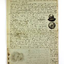 Manuscript Extract - Archive, John Cotton, 1843-1849