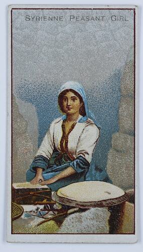 Card - National Costume, Syrienne Peasant Girl Female, circa 1900