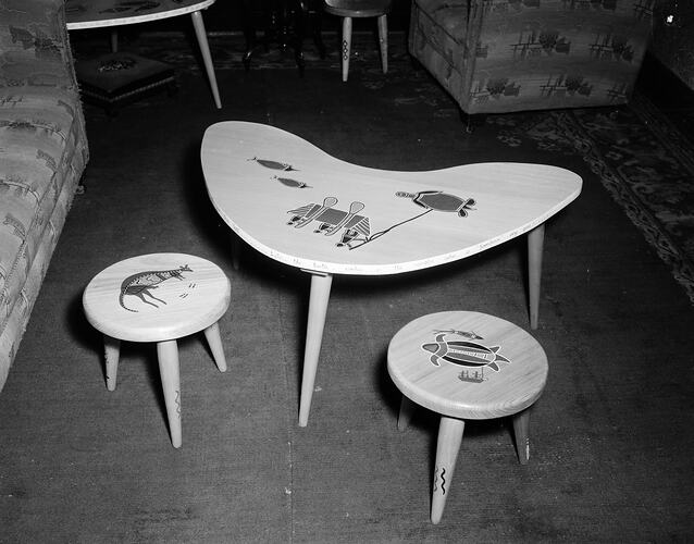 Coffee Table Set, Victoria, Sep 1954