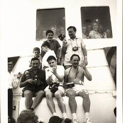 Photograph - Harold Lucas & Friends, On Board Ship 'Castel Felice', May 1963