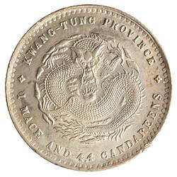 Coin - 20 Cents, Kwangtung, China, 1890-1908