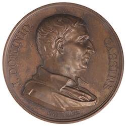 Medal - Jean-Dominique Cassini, France, 1825