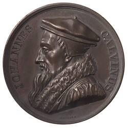 Medal - John Calvin, France, 1817