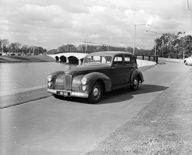 Nash Motors, Ajax Motor Car in Park, Melbourne, Victoria, Jul 1958