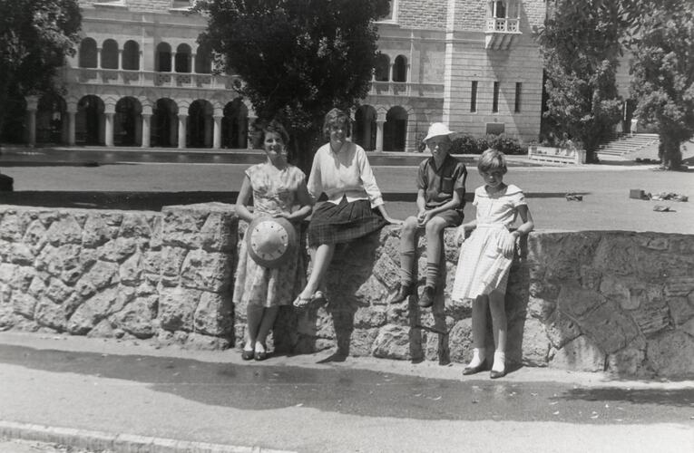 Ward family, University of Western Australia, Perth, Australia, 8 December 1961