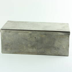 Metal rectangular box.