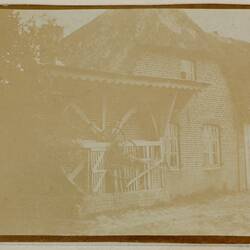 Photograph - Side View of a House, Somme, France, Private John Lord, World War I, 1916