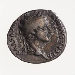Coin - Denarius, Emperor Tiberius, Ancient Roman Empire, 14-37 AD