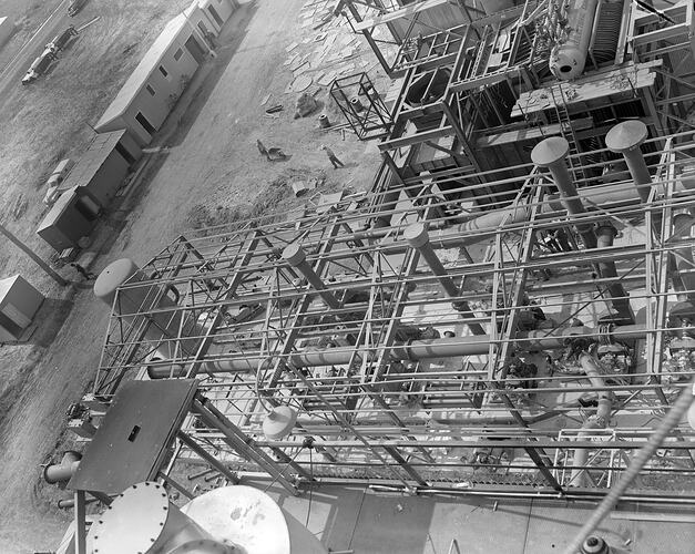 Australian Carbon Black, Aerial View of Carbon Plant, Altona, Victoria, 25 Mar 1959