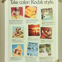Scrapbook - Kodak Australasia Pty Ltd, Advertising Proofs, 'Amateur Campaigns', Coburg, 1964 - 1968