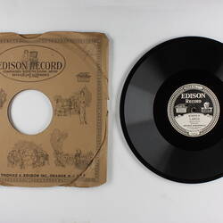Disc Recording - Edison, Double-Sided, 'Largo' and 'Scenes De La Csarda', 1926-1929