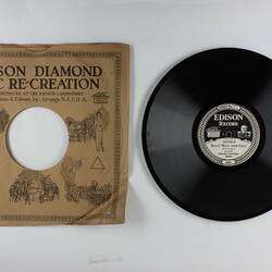 Disc Recording - Edison, Double-Sided, Ballet Music From Faust, Parts 1, Part 2 & Benediction Of The Poignards, Date Unknown.