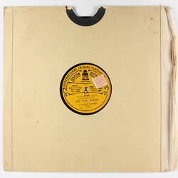 Disc Recording - International Talking Machine Co., Double-Sided, 'The Girl In The Rain' & 'Qui Vive Galop', Unknown Date