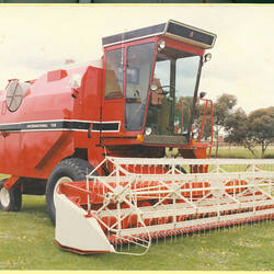 Photograph of harvesting equipment.
