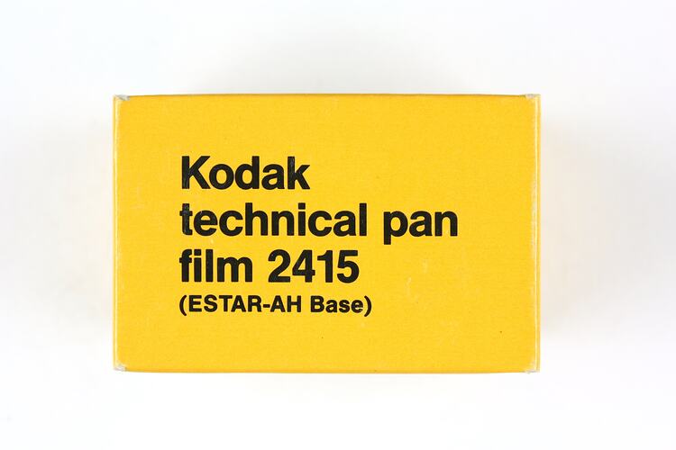 Film box printed with product details.