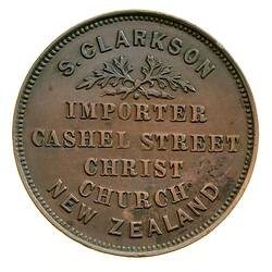 Samuel Clarkson, Importer & Wholesaler, Christchurch, New Zealand (1836-1895)