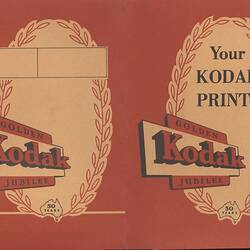 Film Wallet - Kodak Australasia Pty Ltd, Golden Jubilee, 1958