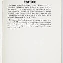 Book - Kodak Limited, 'Photographic Aspects of Radiography', England, 1945