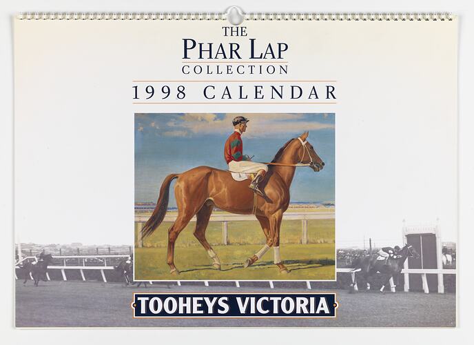 Calendar Tooheys Phar Lap Collection 1998