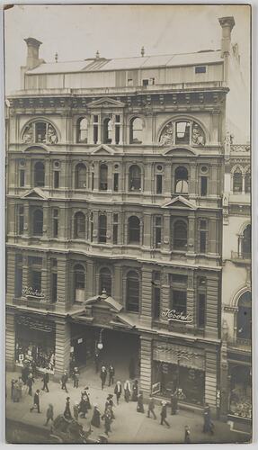 Kodak Australasia Ltd, Building Exterior, Block Arcade, Melbourne, 1912